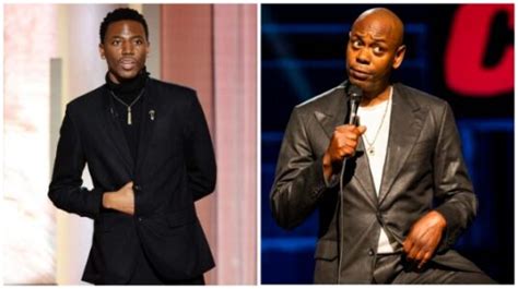 Comedian Jerrod Carmichael calls Dave Chappelle an .